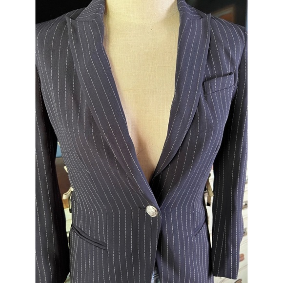 Veronica Beard Taylor Lace-Up Blazer 0 - Picture 4 of 15